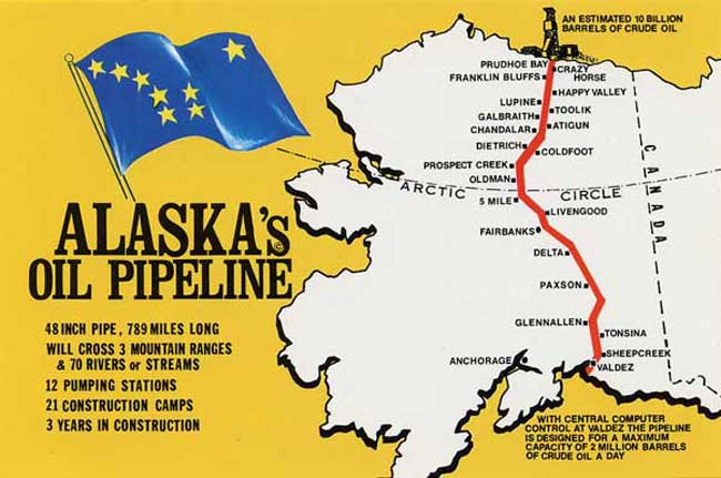 How many jobs did the alaska pipeline create